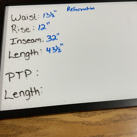 Reformation Sorrenti Wide Leg High Rise Striped Pants Womens Size 4 - Picture 9 of 9